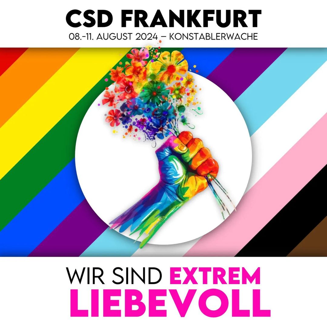 Hauptbild des CSD Frankfurt 2024